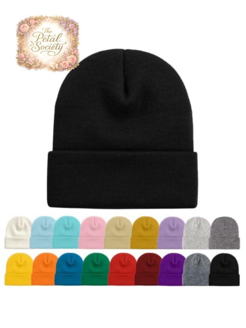 Cuffed Knit Beanie Watch Cap Soft Acrylic Winter Hat Ski Unisex